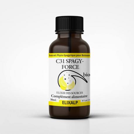 Élixir des Sources C31 Spagy-Force BIO 50ml Élixir des Sources C31 Spagy-Force BIO 50ml