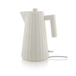 Bouilloire électrique blanche - Plissé - 1.5 l - Alessi srl