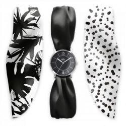 BILL'S Watches Montre Pack Trend Satin Black&White.