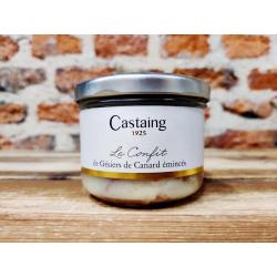 Confit de Gésiers de Canard émincés Français Castaing 180g