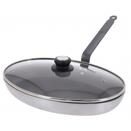 Cocotte Milady avec couvercle en verre diam. 20 cm Cocotte Milady avec couvercle en verre diam. 20 cm