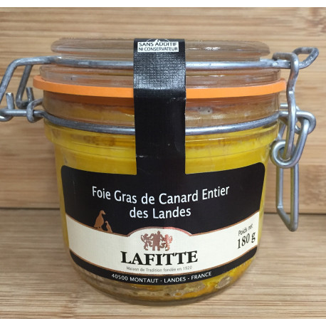 Foie gras de Canard Entier - 180g - Maison Lafitte