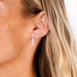 DORIANE Boucles d’oreilles Barre.