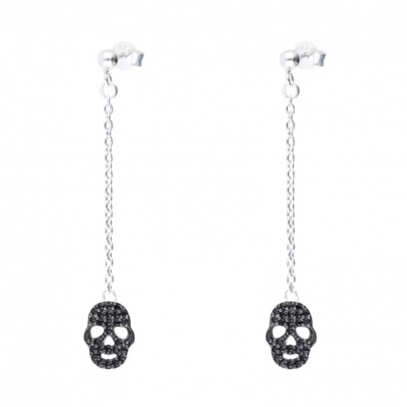 DORIANE Boucles d’oreilles Tête de Mort.