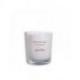 LES LUMIERES DU TEMPS Bougie Santal Blanc.
