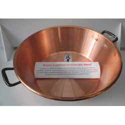 Bassine à confiture en Cuivre 38 cm