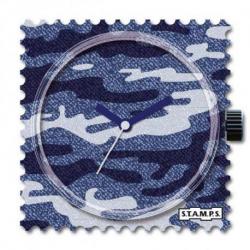 STAMPS Cadran de montre Blue Army.