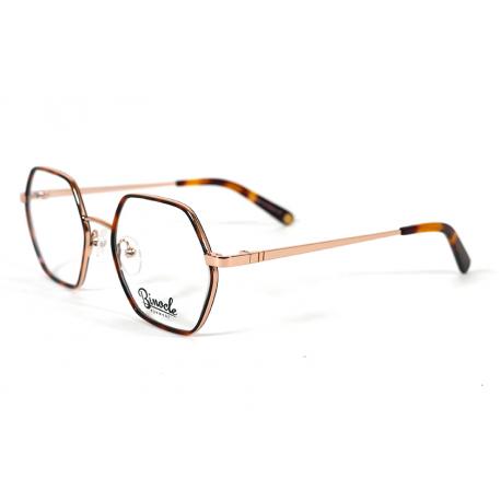 Monture Optique Binocle Eyewear Optic Vega - Or/Ecailles, Design Français