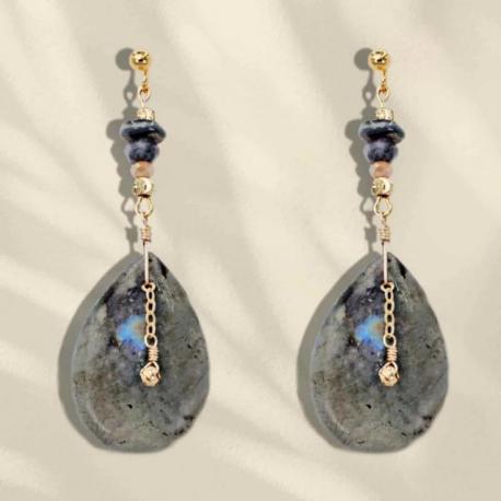 LOETMA Boucles d'oreilles Meria. LOETMA Boucles d'oreilles Meria.