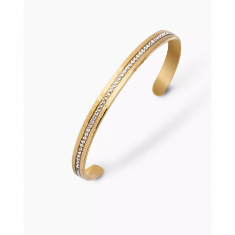 LES INTERCHANGEABLES Bracelet Jonc Martelé.