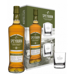 Whisky Speyburn affiné 10 ans 70cl + 2 verres