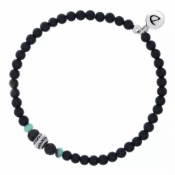 DORIANE Bijoux Bracelet Homme Black Blue.