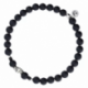 DORIANE Bijoux Bracelet Homme Black Silver.