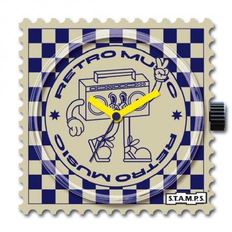 STAMPS Cadran de montre Rétro Music.