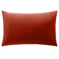 Taie d'Oreiller 50/70 Double Gaze de Coton ROUILLE